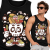 TANK TOP  ANIMOWANY   ANIMOWANY  JUNK FOOD SKULL